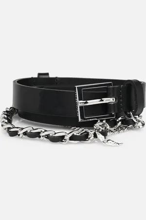 Zadig & Voltaire Rock Chain Belt Leather - Cinture - Taglia S