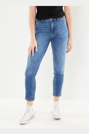 VILA Vialice Rw Straight Emb Jeans Mbd/R - Abbigliamento - Taglia 34 X 30