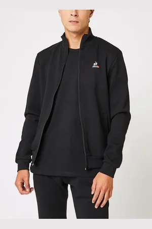 Le Coq Sportif ESS FZ Sweat N°3 M Black - Abbigliamento - Taglia S