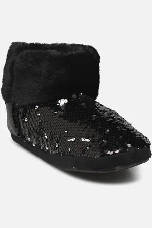 Sarenza Chausson paillette noir femme - Pantofole - Taglia 37 - 38