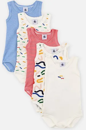 Petit Bateau 5 Bodies SM - Abbigliamento - Taglia 12M