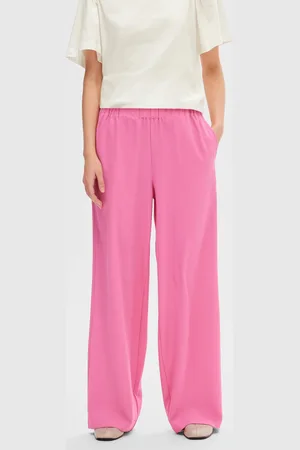 SELECTED Slftinni-Relaxed Mw Wide Pant N Noos - Abbigliamento - Taglia 34