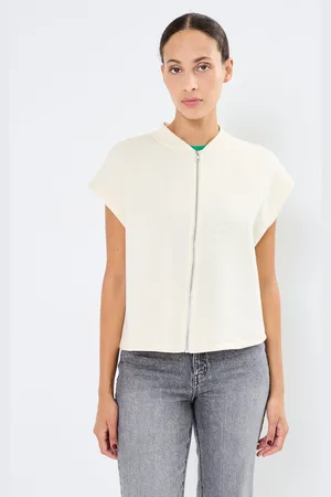 Pieces® Pcchilli Sl Zip Sweat Vest Noos Cp Bc - Abbigliamento - Taglia XS