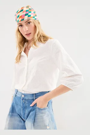 VILA Viamie 3/4 Emb Shirt/C28 - Abbigliamento - Taglia 34
