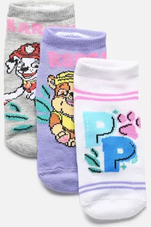 Sarenza Lot de 3 paires PAT PATROUILLE fille rose - Calze e collant - Taglia 23 - 26