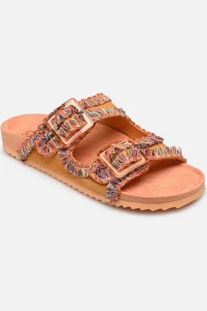 Colors of California Sandales en suede avec crochet multicolore HC.BIO303 - Zoccoli - Taglia 36