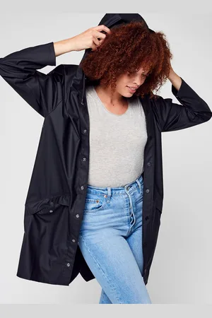 Rains Long Jacket W3 - Unisexe W - Abbigliamento - Taglia XS
