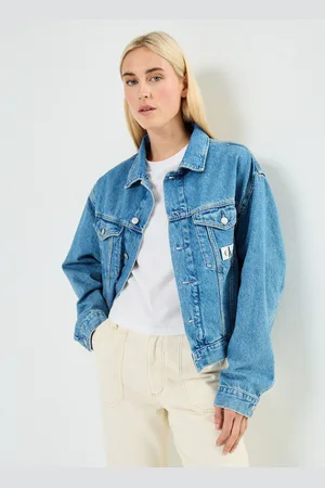 Calvin Klein Boxy Denim Jacket J20J223672 - Abbigliamento - Taglia L