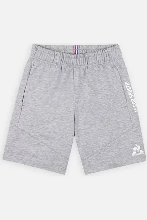 Le Coq Sportif ESS Short Regular N°1 Enfant gris chiné - Abbigliamento - Taglia 10A