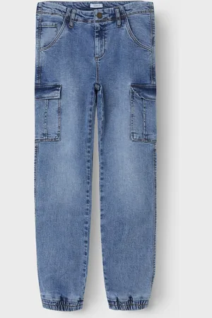 NAME IT Nkmryan R Cargo Jeans 3742-Md - Abbigliamento - Taglia 10A