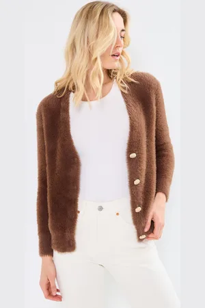 Molly Bracken LADIES KNITTED CARDIGAN T1658CH - Abbigliamento - Taglia XS
