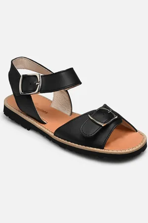 MINORQUINES Avarca Boucle Cuir Negro - Sandali e scarpe aperte - Taglia 36
