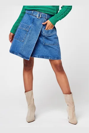 Pieces® Pcnamir Hw Mb Denim Skirt Bc - Abbigliamento - Taglia XS