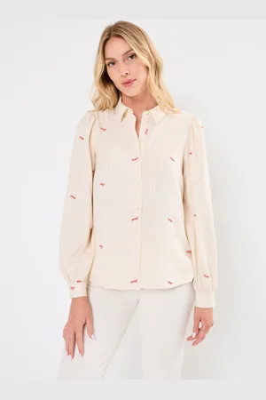 VILA VITRIAN LS EMB SHIRT/C29 - Abbigliamento - Taglia 36