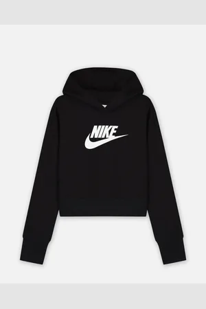 Nike G Nsw Club Ft Crop Hoodie Hbr - Abbigliamento - Taglia 6 - 8A
