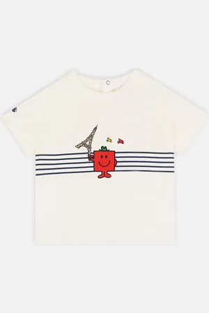 Petit Bateau Tee Shirts MC Jour Monsieur Madame - Abbigliamento - Taglia 12M