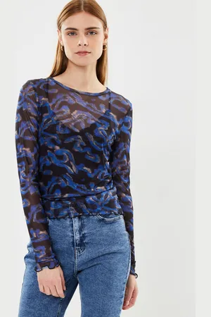Noisy May Nmviolet L/S Babylock Hem Top Fwd Jrs - Abbigliamento - Taglia M
