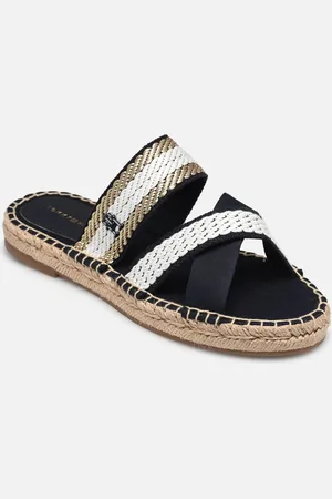 Tommy Hilfiger GOLDEN WEBBING SANDAL - Zoccoli - Taglia 36