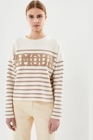 VERO MODA Vmaria Paris Ls O-Neck Pullover Ga - Abbigliamento - Taglia XS