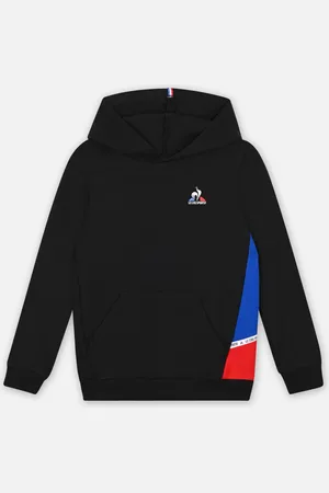 Le Coq Sportif TRI Hoody N°1 Enfant black - Abbigliamento - Taglia 6A