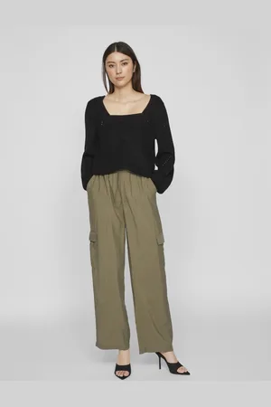 VILA Visuva Straight Hw Cargo Pants - Abbigliamento - Taglia 34