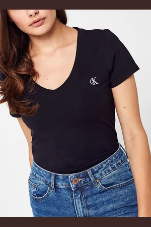 Calvin Klein CK Embroidery Stretch V-Neck - Abbigliamento - Taglia L