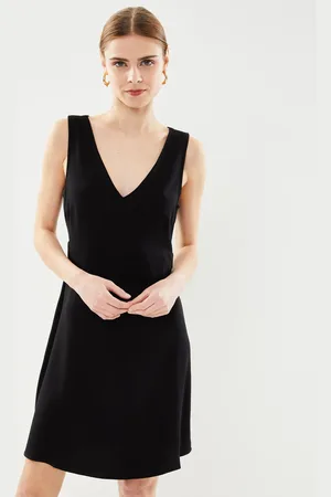 VILA Vikiko V-Neck S/L Short Dress/C28 - Abbigliamento - Taglia 34