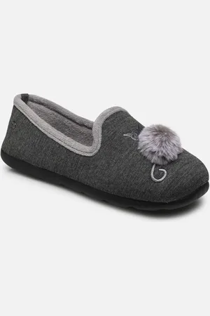 Isotoner Slipper ergonomique EVERYWEAR – jersey – chat fantaisie - Pantofole - Taglia 36