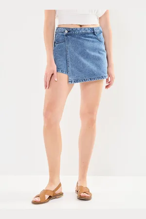 Noisy May Nmnoami Hw Denim Skort Vi474Mb - Abbigliamento - Taglia XS