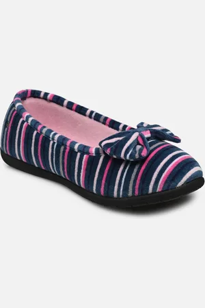 Isotoner Ballerine ergonomique EVERYWEAR - velours bio – grand nœud - Pantofole - Taglia 37