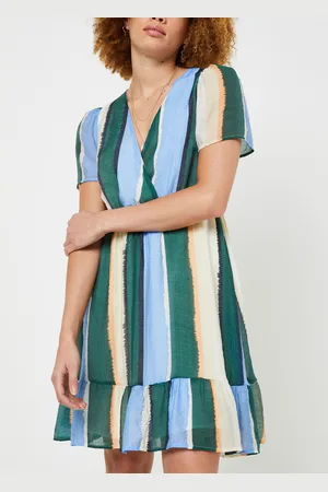 Object Objtakumi S/S Wrap Short Dress 126 - Abbigliamento - Taglia 38