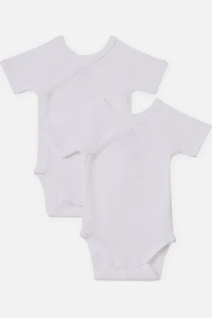 Petit Bateau Lot de 2 Bodies Naissance Manches Courtes en Coton Bio - Bébé - Abbigliamento - Taglia 0M