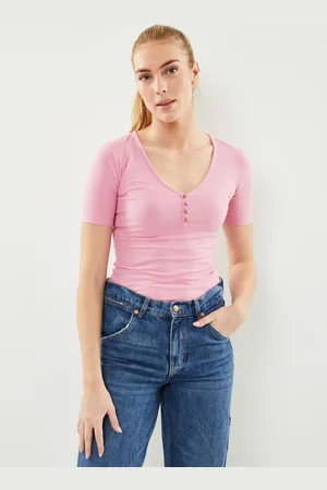 Lee Ss Henley - Abbigliamento - Taglia XS