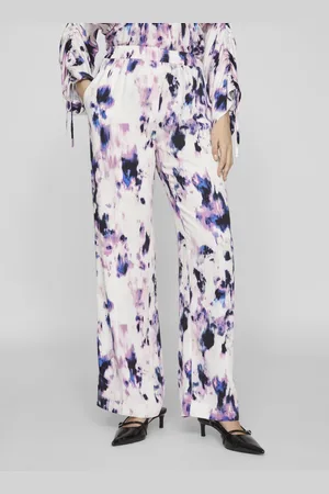 VILA Vimatea Fl Hw Wf Trouser/Rou - Abbigliamento - Taglia 34