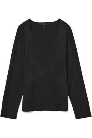 VERO MODA VMSILJE LS V-NECK PULLOVER GA NOOS - Abbigliamento - Taglia L