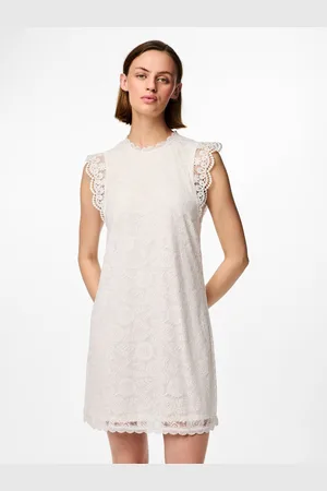 Pieces® PCOLLINE SL LACE DRESS WVN NOOS - Abbigliamento - Taglia L