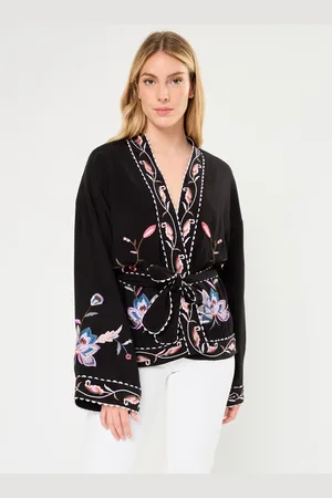 Y.A.S Yassol 7/8 Short Belt Kimono S.- Fest - Abbigliamento - Taglia L