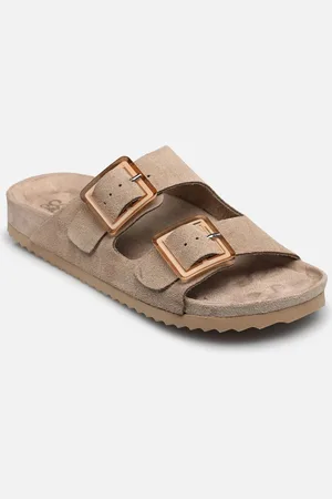 Colors of California Cow suede bio with two buckles - Zoccoli - Taglia 36