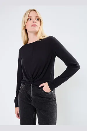 Pieces® Pcanora Ls Knot Top Bc - Abbigliamento - Taglia XS