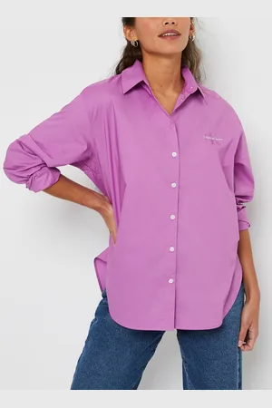 Calvin Klein Monologo Relaxed Shirt - Abbigliamento - Taglia L