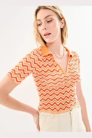 Noisy May Nmsadie S/S Polo V-Neck Knit - Abbigliamento - Taglia XS