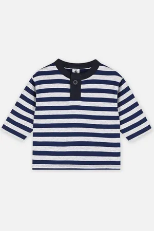 Petit Bateau Tee Shirt ML Bébé Garcon Calvin - Abbigliamento - Taglia 12M