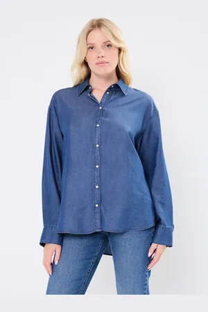 VERO MODA VMPAULINE LS LOOSE DENIM SHIRT YO349 LCS - Abbigliamento - Taglia XS