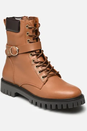 Tommy Hilfiger BUCKLE LACE UP BOOT - Stivaletti e tronchetti - Taglia 36