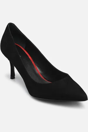 Rivecour Escarpins n°175 - Suede - Noir - Décolleté - Taglia 36