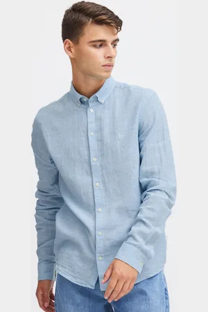 Casual Friday CFANTON 0053 BD LS linen mix shirt - Abbigliamento - Taglia S