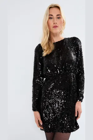 SELECTED SLFARI-COLYN LS SHORT SEQUINS DRESS B - Abbigliamento - Taglia 34