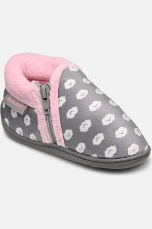 Isotoner Bottillons Zip Fille - Velours Ultra Doux - Pantofole - Taglia 20