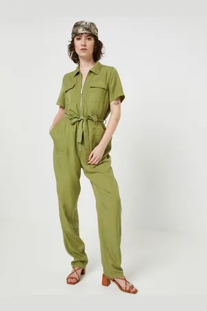 VILA Vilisti S/S Pocket Jumpsuit/Su - Abbigliamento - Taglia 34