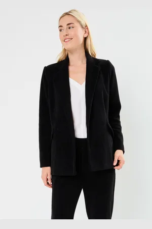 Molly Bracken LADIES WOVEN ALL BLACK BLAZER - Abbigliamento - Taglia S